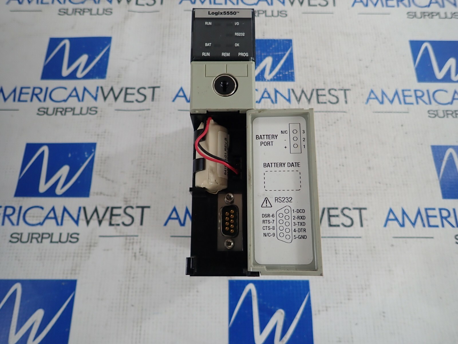 ALLEN BRADLEY 1756-L1/A LOGIC 5550 PROCESSOR UNIT 1756-M2/A 1M BYTE MEMORY EXPAN