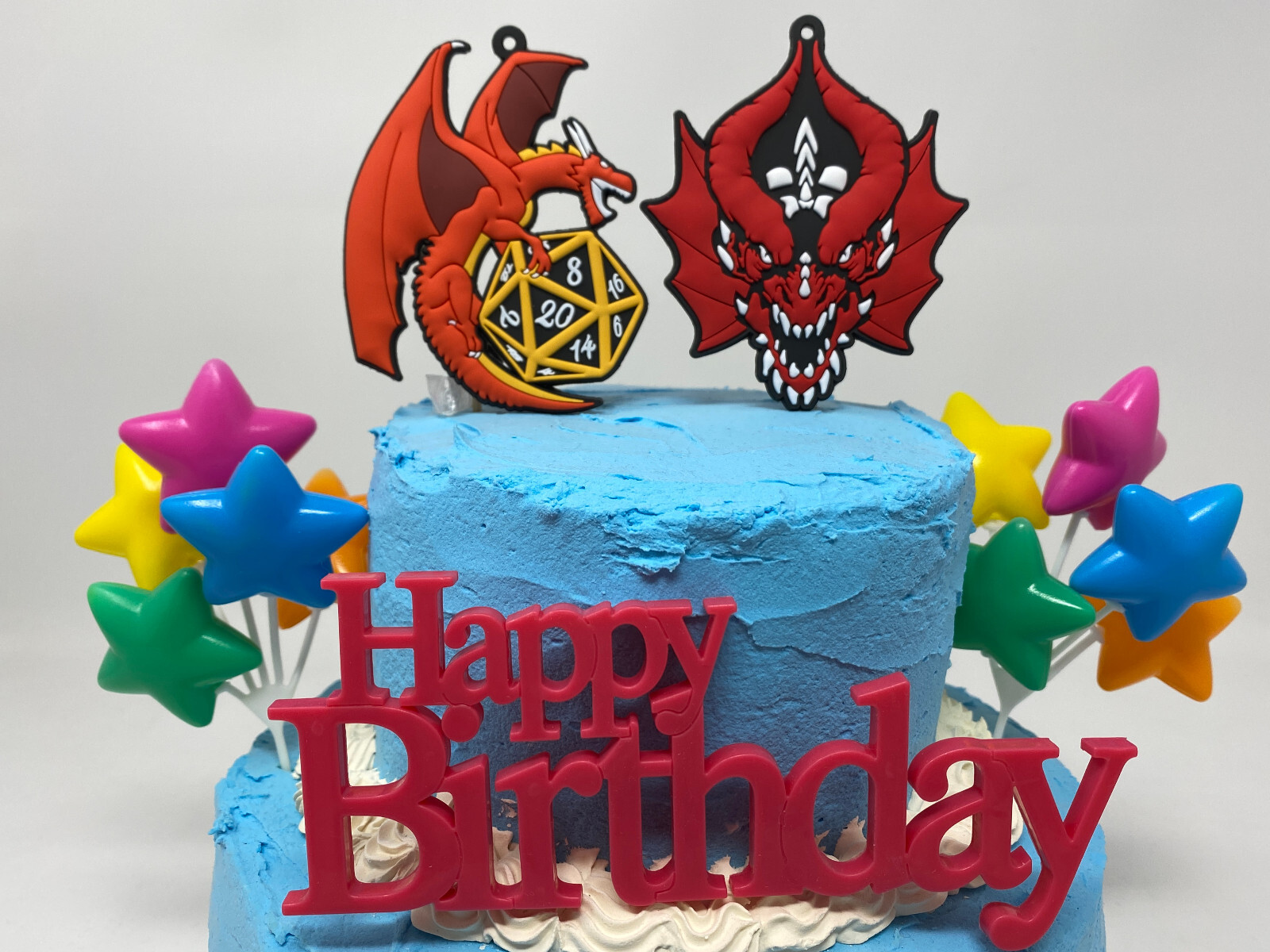 D&D Dungeons and Dragons Birthday Cake Toppers Set New