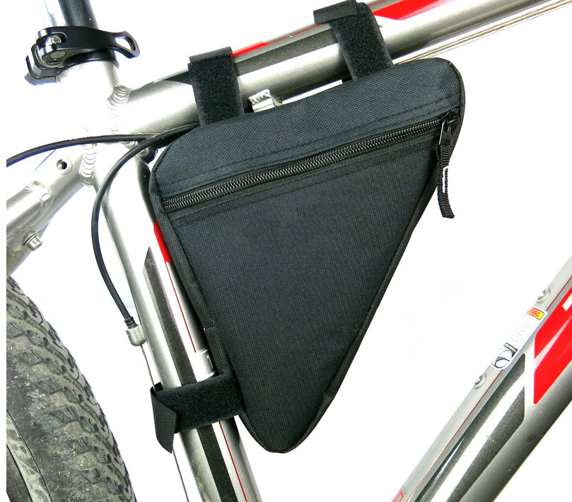 Triangle Bicycle Bag Water-Resistant Zippered Bike Frame Pouch