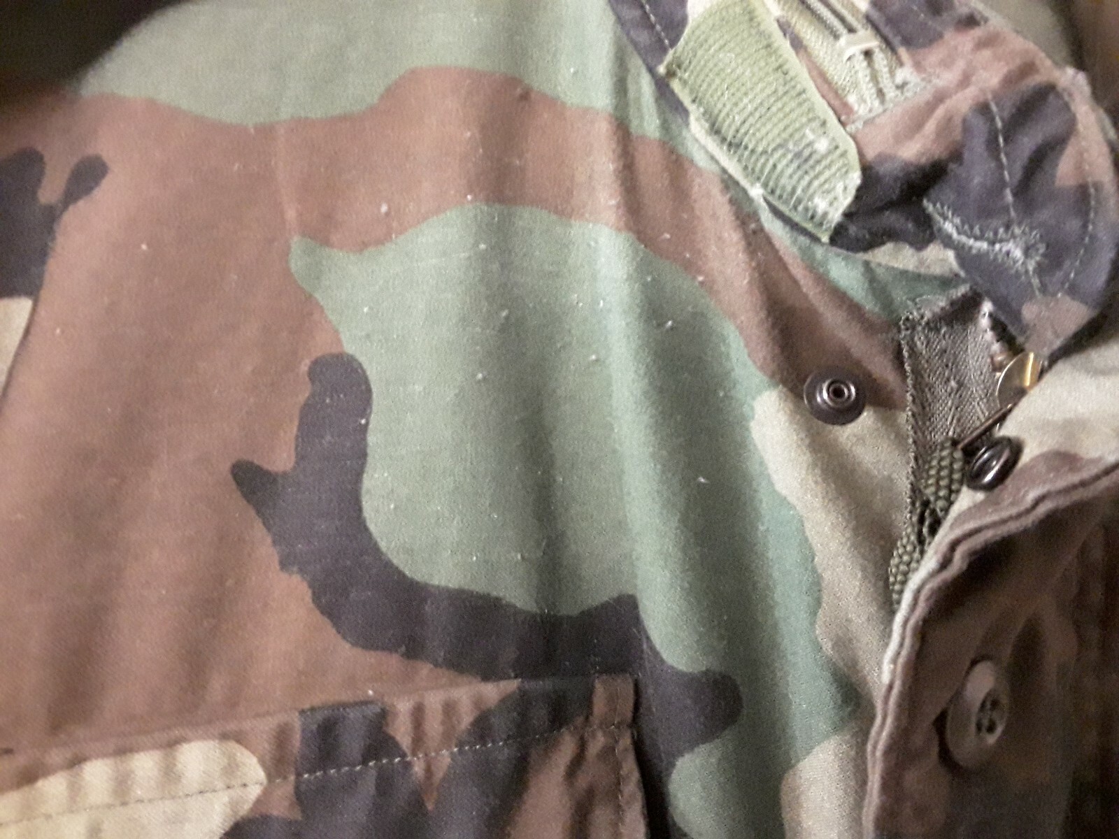 U.S Army Camo Winter Coat Size Small