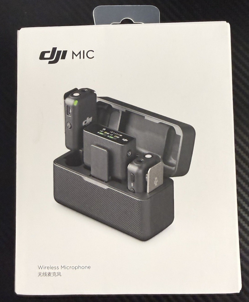 DJI Mic Wireless Microphone Kit 2 TX + 1 RX + Charging Case