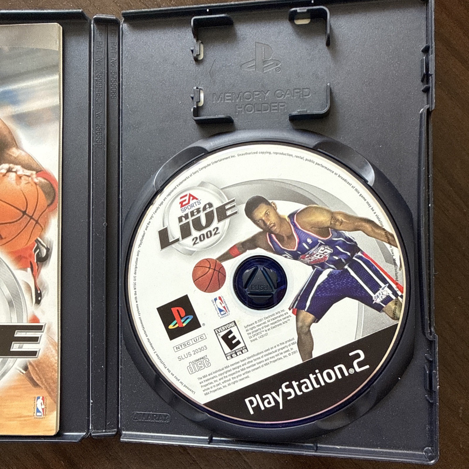 NBA Live 2002 PlayStation 2 With Disc, Case &Manual