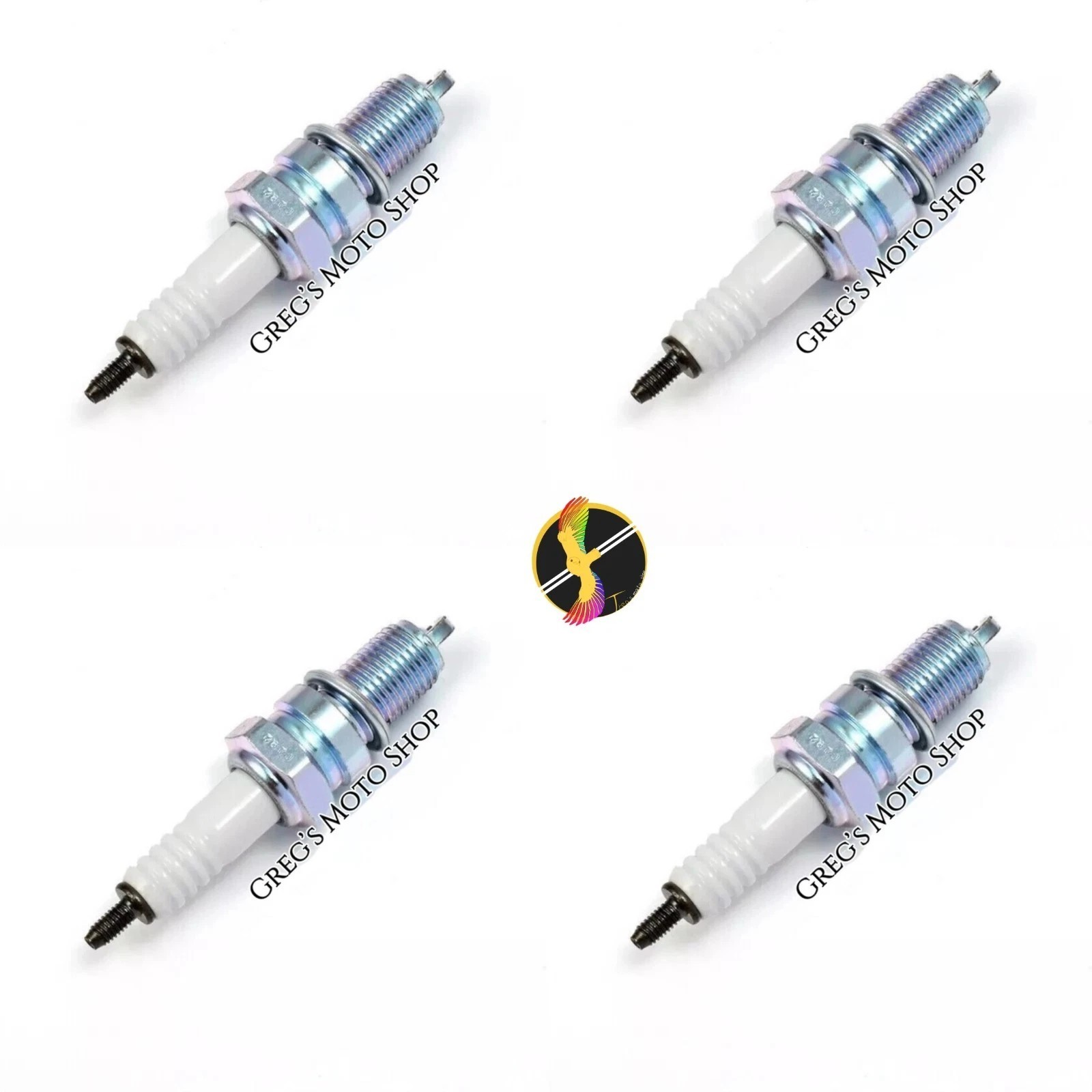 4x Spark Plugs For SUZUKI GSXR750 GSXR600 GSXR1100 GSXR1000 GSXR1300 HAYABUSA