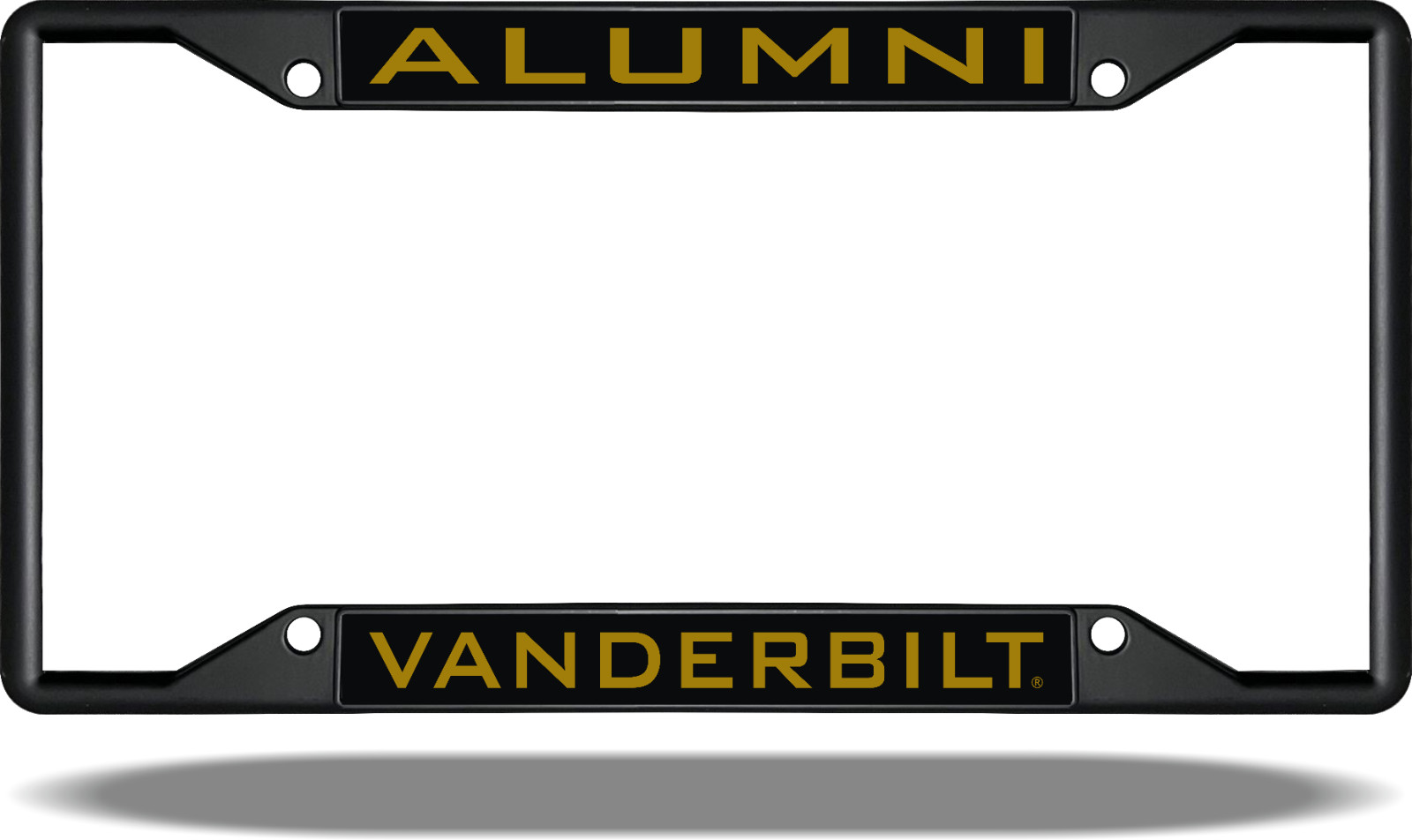 Vanderbilt ALUMNI Black License Plate Frame
