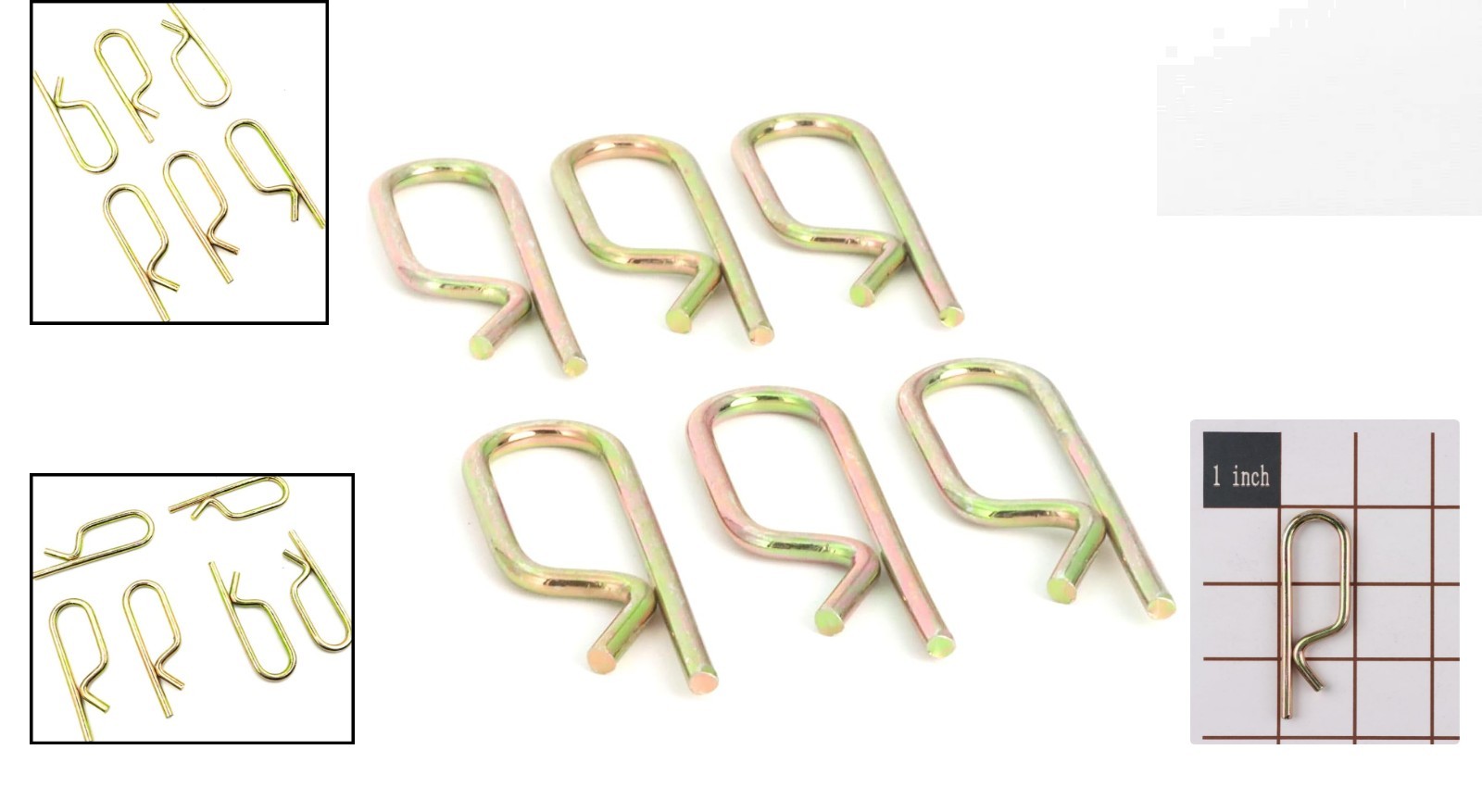 Durable Replacement Wire Clips for EAZ Lift Accessories 48029/48028 (6 Pack)