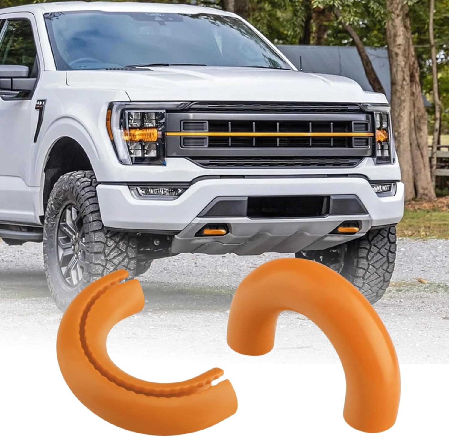 Tow Hook Covers Compatible with 2004-2026 F150 Accessories Bronco Base/Big Bend/