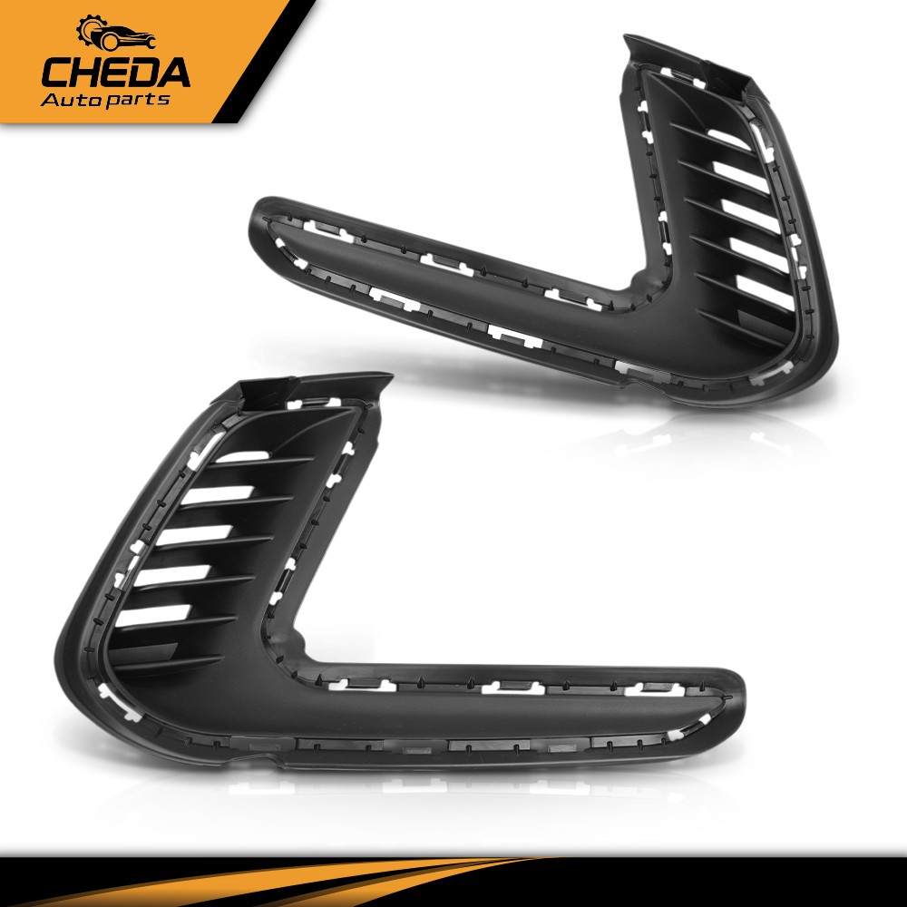 Fits Hyundai Elantra 2017-2018 Front Left & Right Bumper Fog Light Grille Covers
