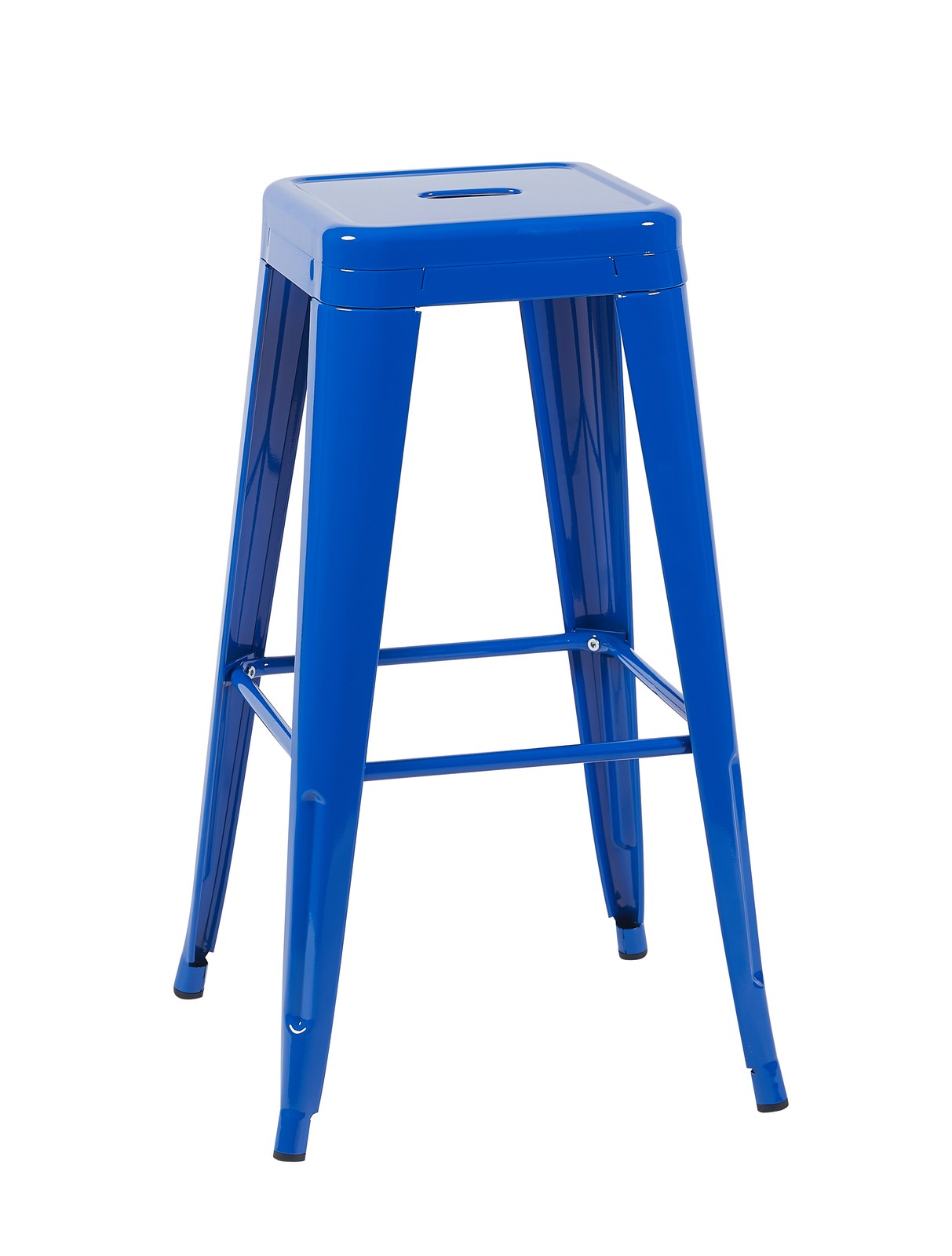 30 Inch Counter Height Stool, Backless Metal Bar Stools Set of 2, Non-Stackabl