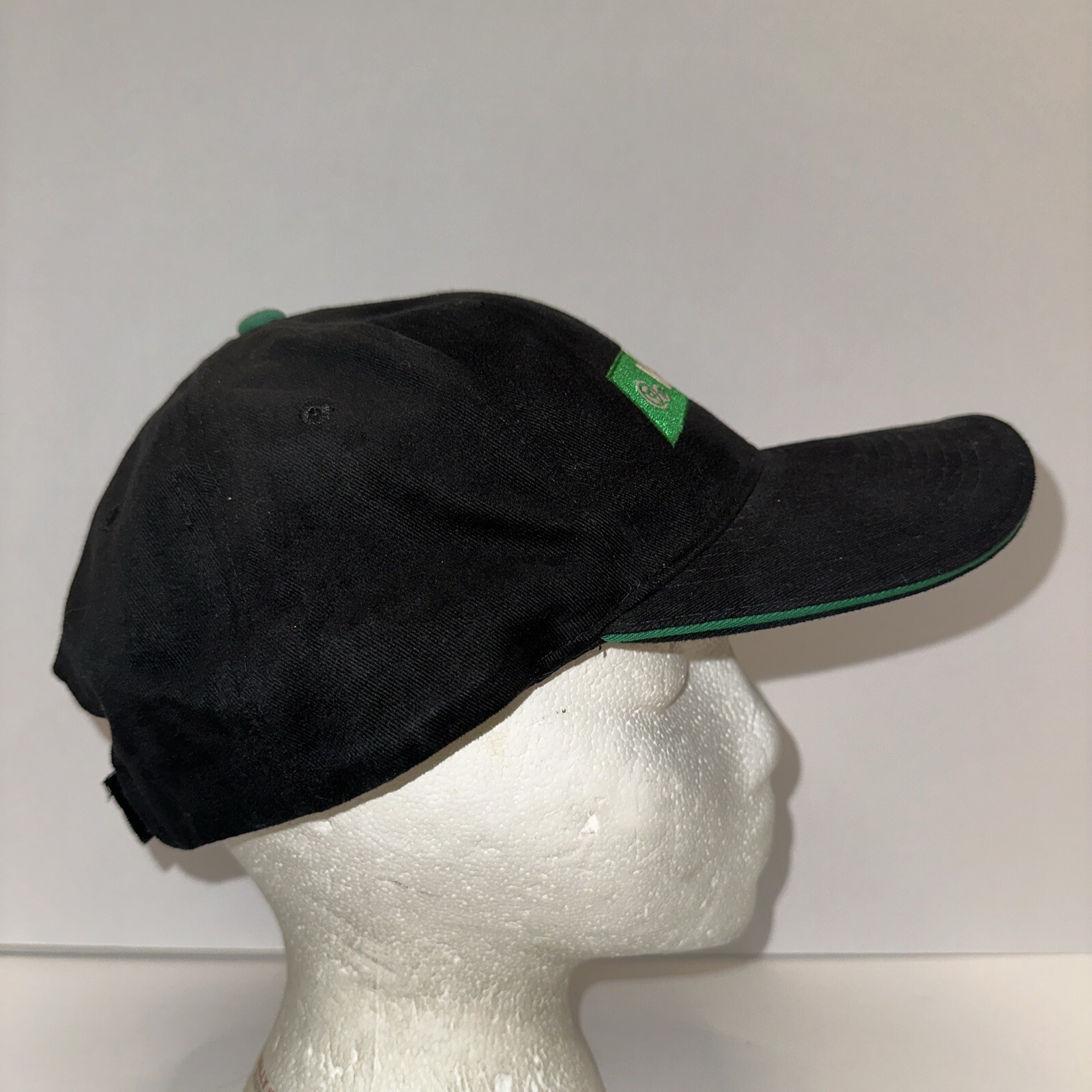 Vaughan Chopper Pumps Green w white Patch on Black Hat Cap Hook Loop