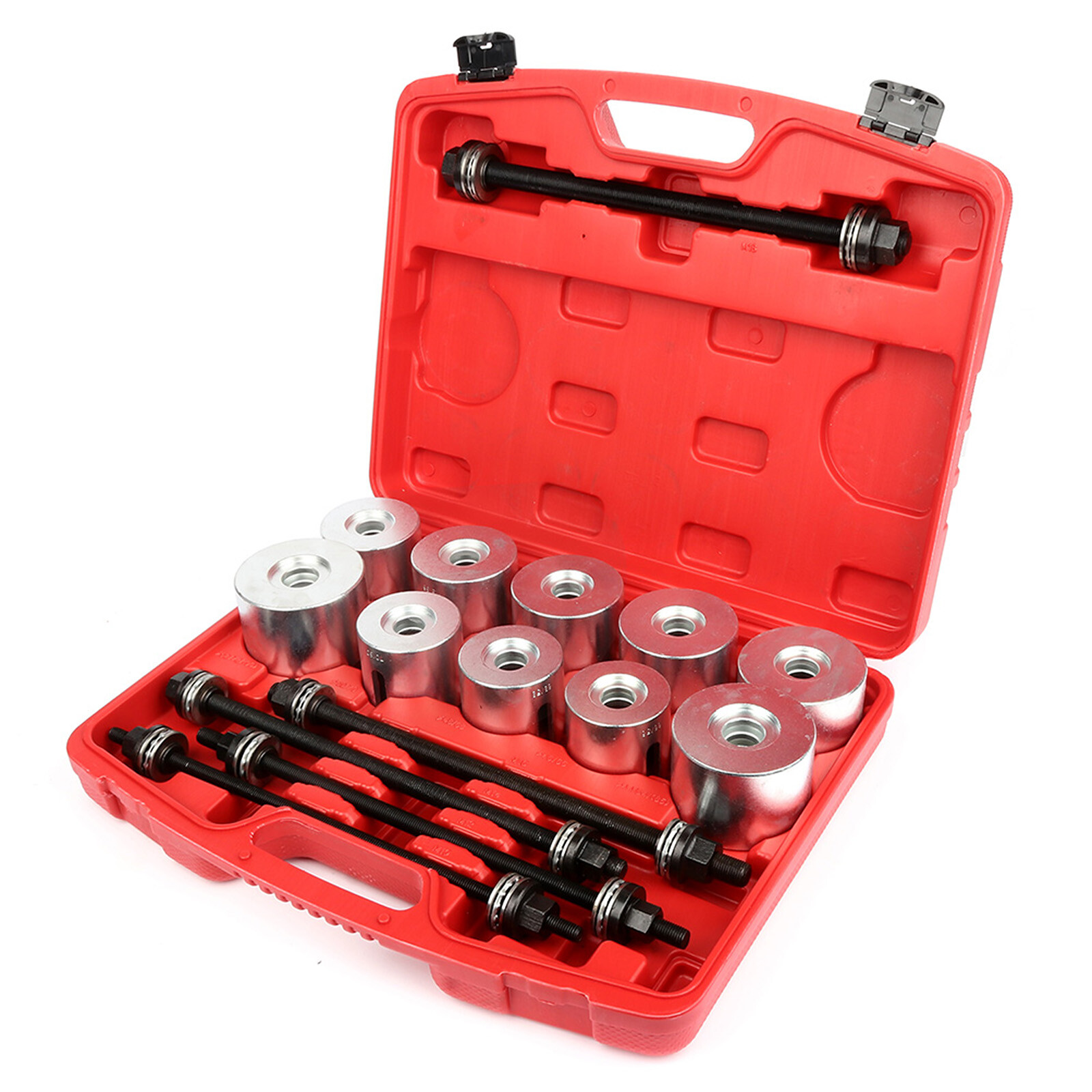 27pc Universal Press and Pull Sleeve Kit Bush Bearing Removal Insertion Tool Kit