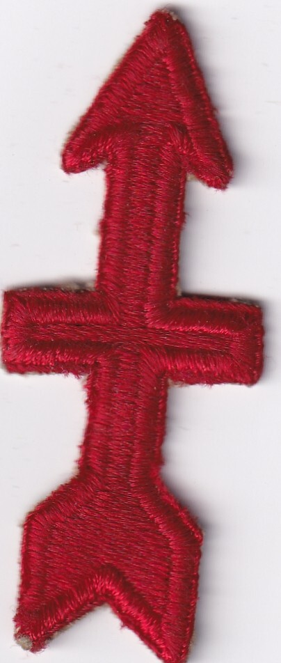 32nd Infantry Division patch "Red Arrows" US Army real WWII make