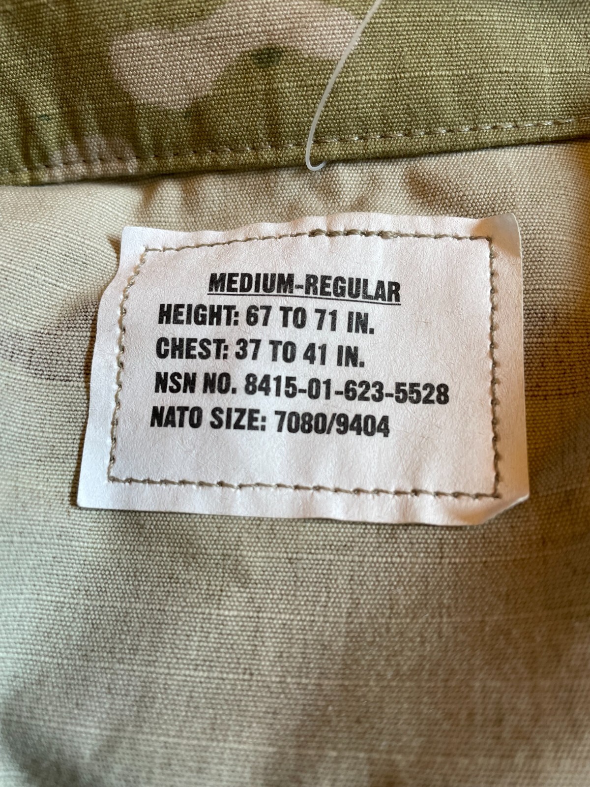 OCP Camo Combat Uniform Coat Jacket Unisex Medium Regular