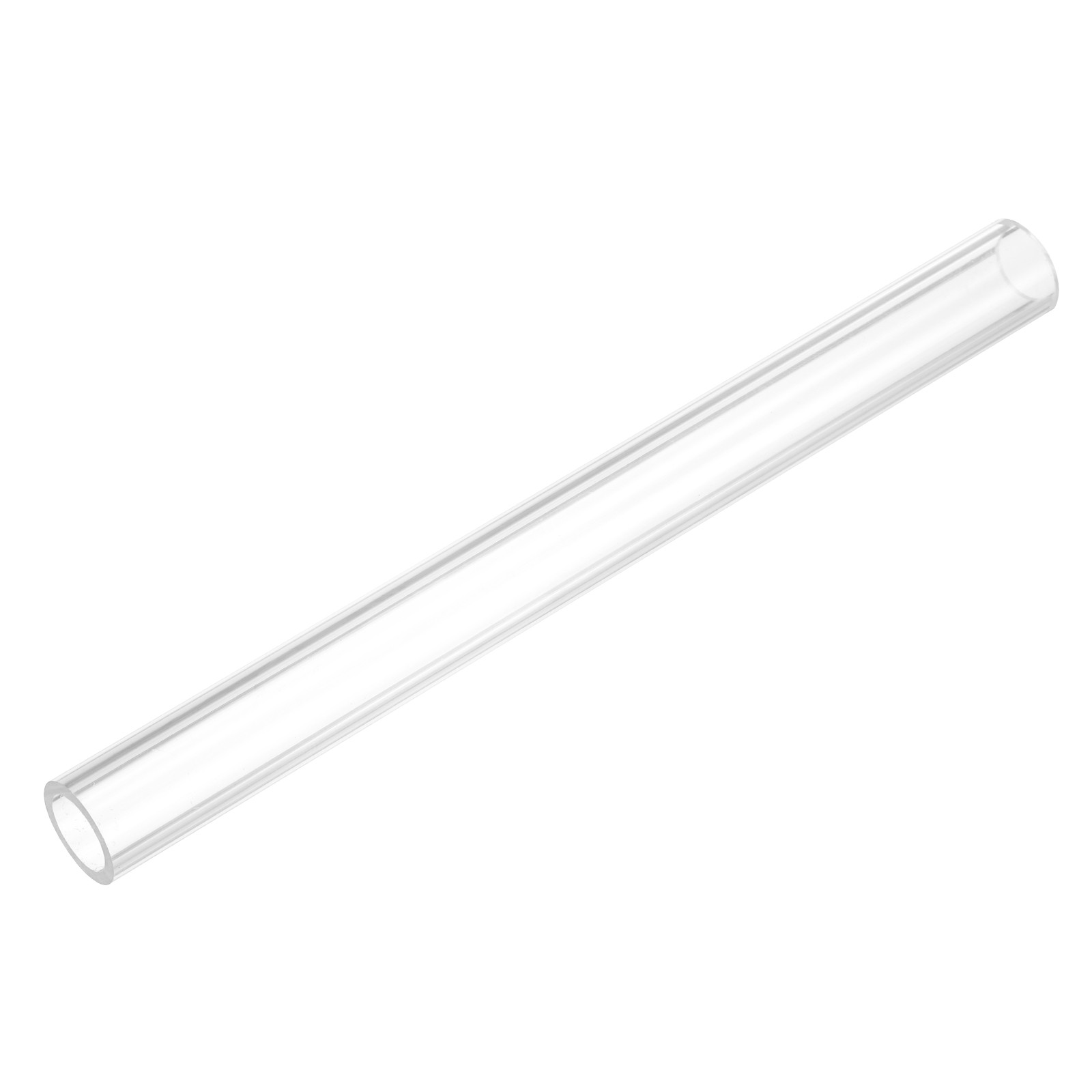 Rigid Round Clear Tubing 11mm ID x 14mm OD x 150mm Length Plastic Tube