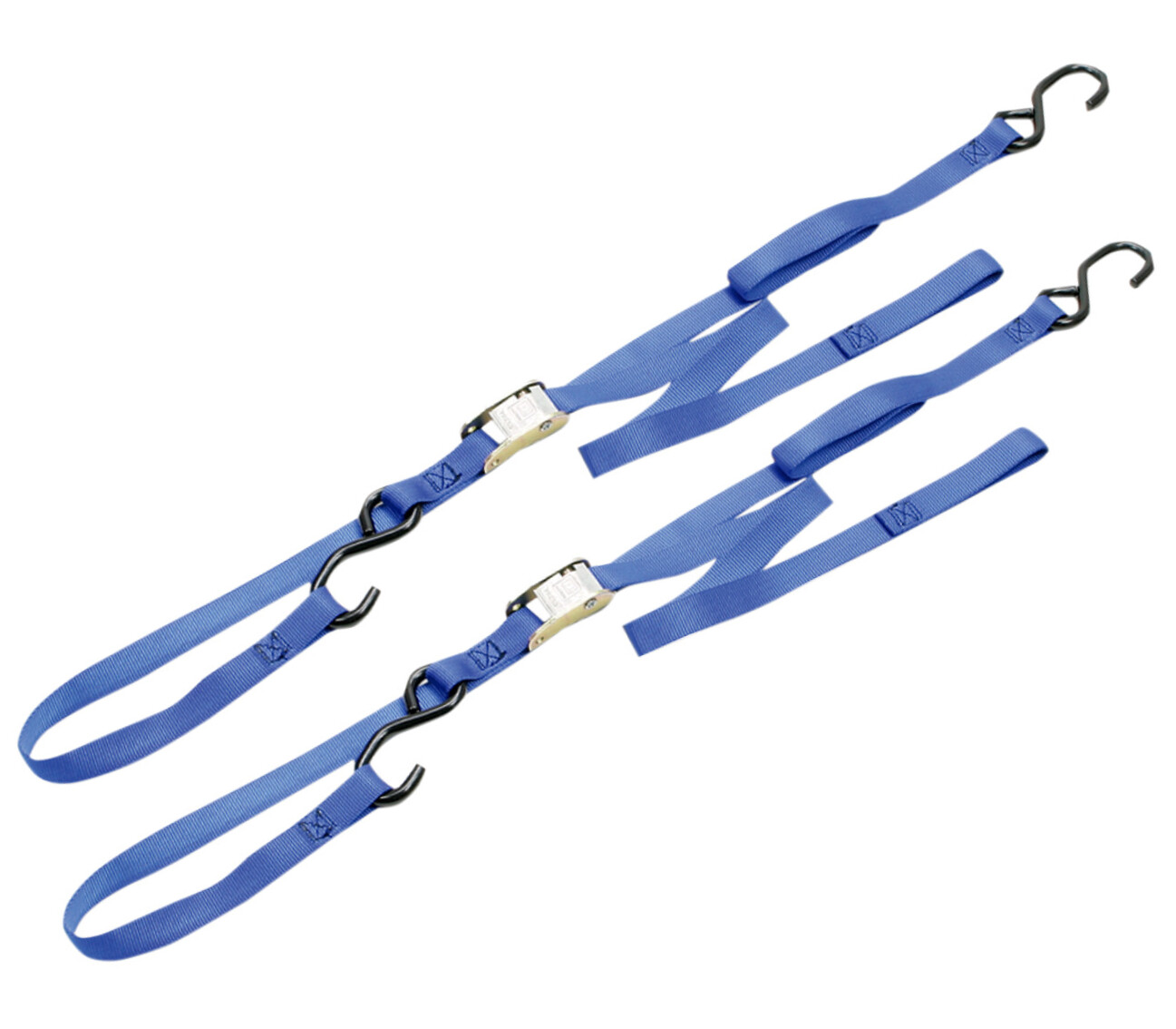 Ancra 1" x 69" Integra Blue Tie Downs w/Soft Hooks 2pk (49380-12)