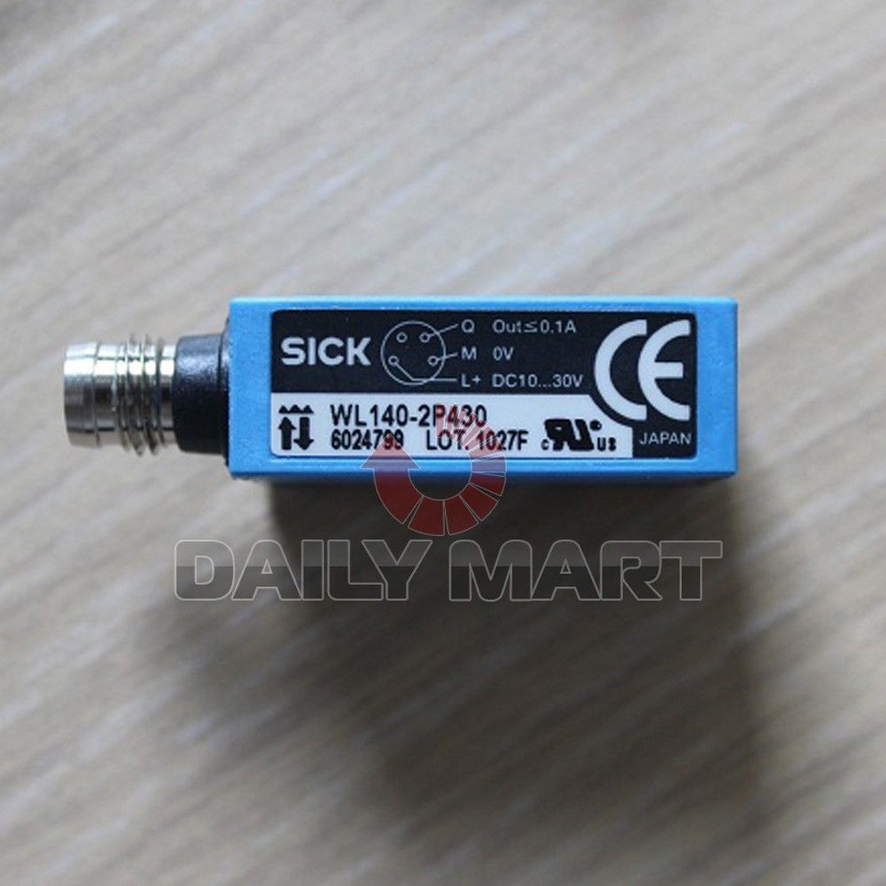 SICK NEW WL140-2P430 PLC REFLEX PHOTOELECTRIC SWITCH SENSOR, LED RED