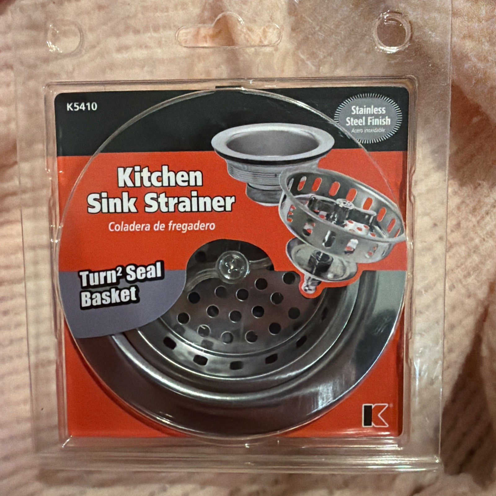 keeney 3.5'' stainless steel rust resistant strainer basket with basket included