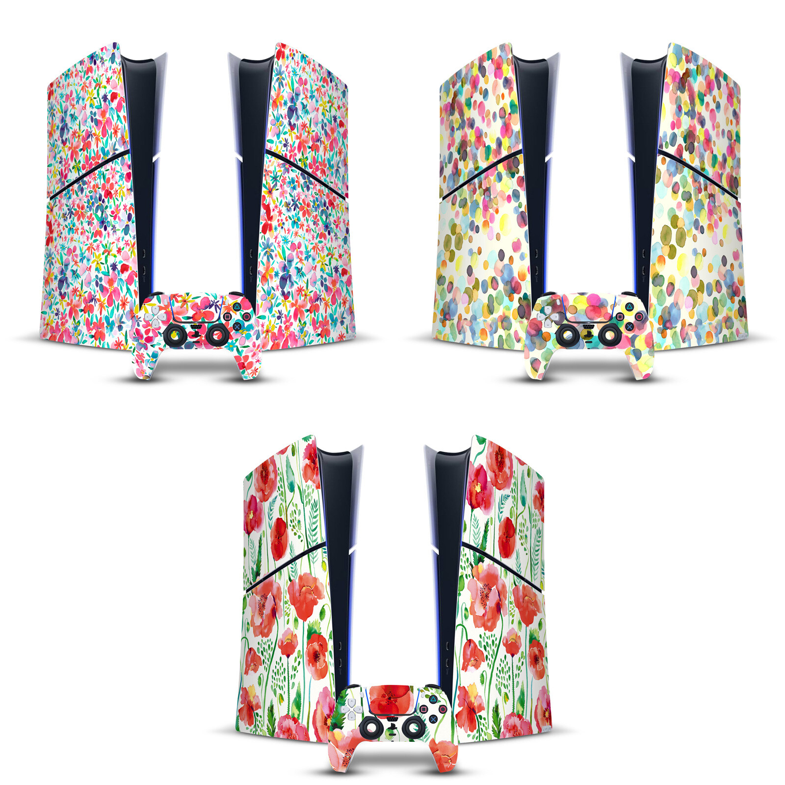 OFFICIAL NINOLA ART MIX VINYL SKIN FOR PS5 SLIM DIGITAL CONSOLE & CONTROLLER