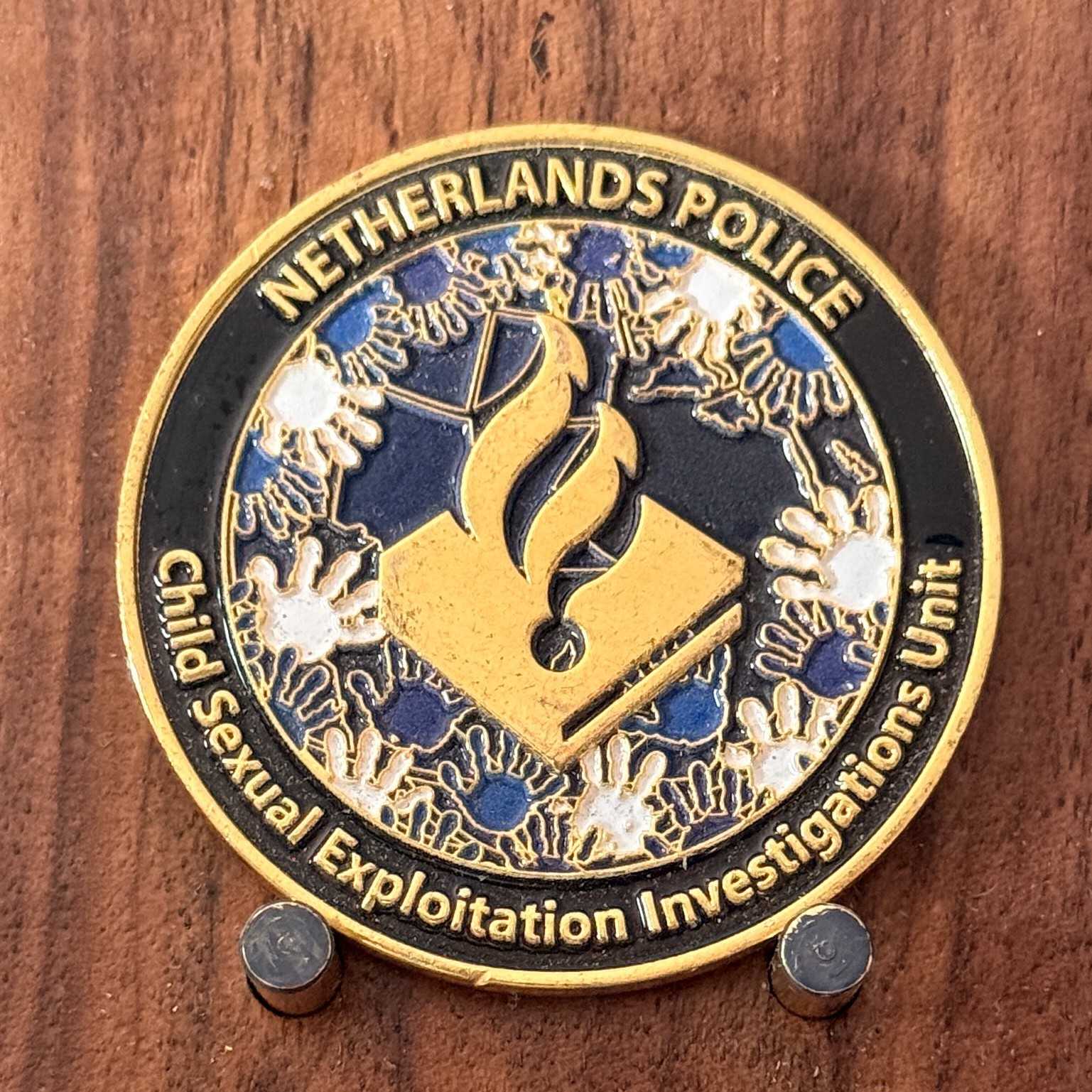 Netherlands Police TBKK Child Exploitation Unit Challenge Coin  1#48