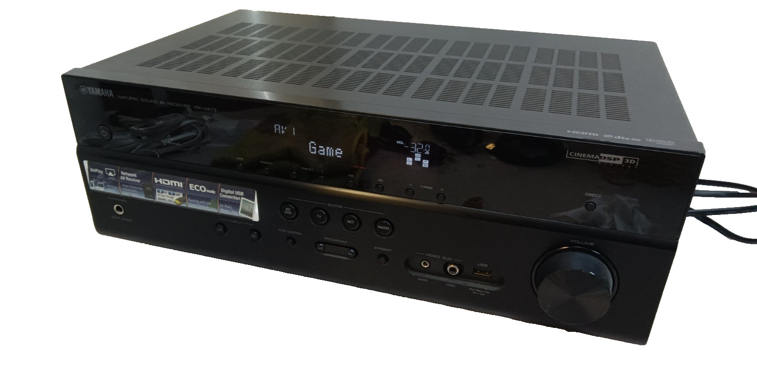 Yamaha RX-V473 Natural Sound AV Receiver / 5.1 with Subwoofer Direct | Tested