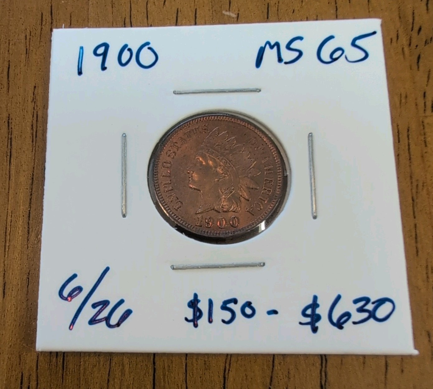 1900 Indian Head Cent  MS 65 Very Rare!!