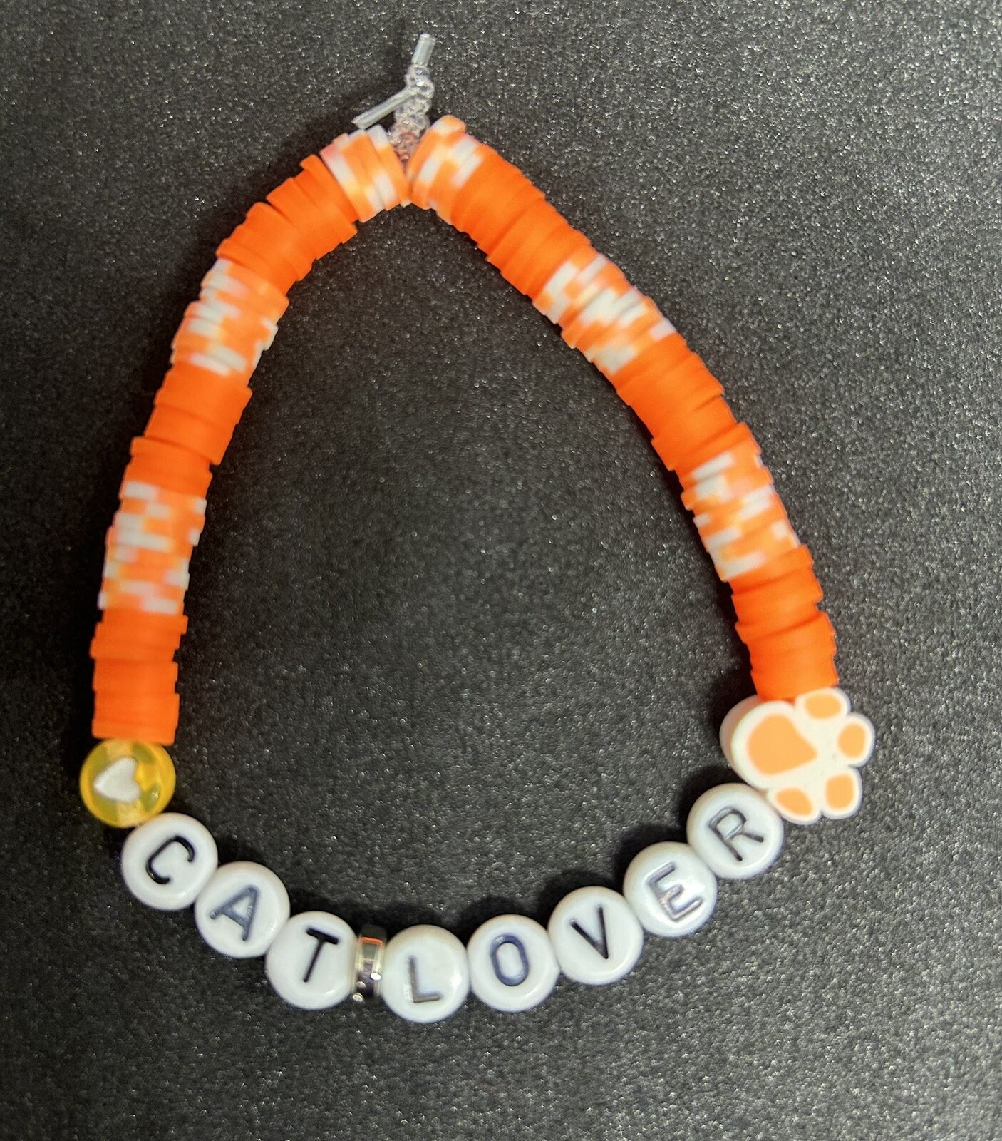 Cat Lover Heishi Bracelet
