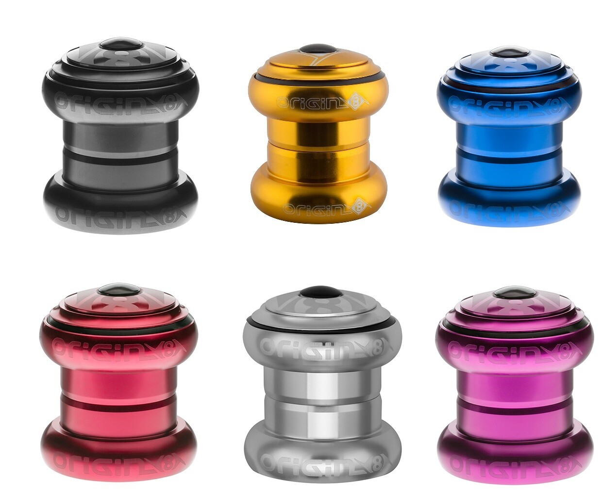 Headset Orgin8 Threadless SSR ALY 1-1/8 Black, Silver, Gold, Red, Purple, Blue
