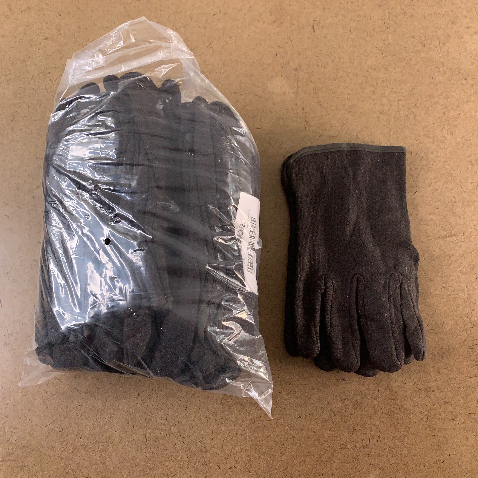 RADNOR Brown Standard Weight General Purpose Slip-On Cuff Gloves 12 Pairs NWT