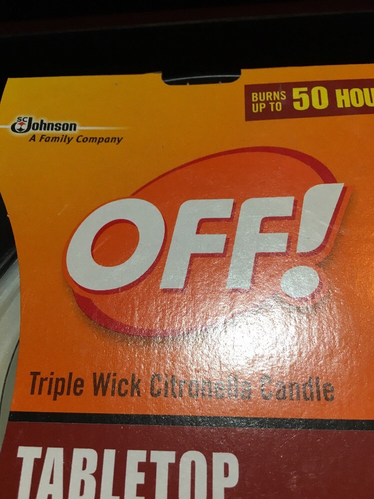 Off! Triple Wick Citronella Candle 23 oz