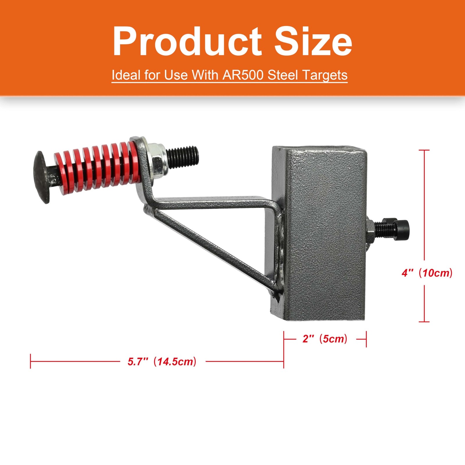 Viodex T Post Target Hanger Target Stand Base Adjustable Height Steel Post