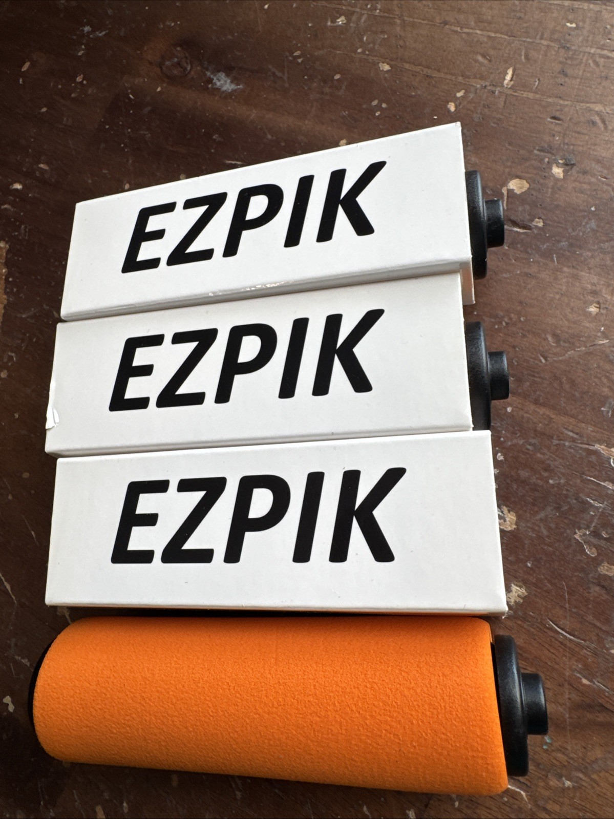 Set of 3 - EZPIK Lotion Applicator Roller Replacements Orange