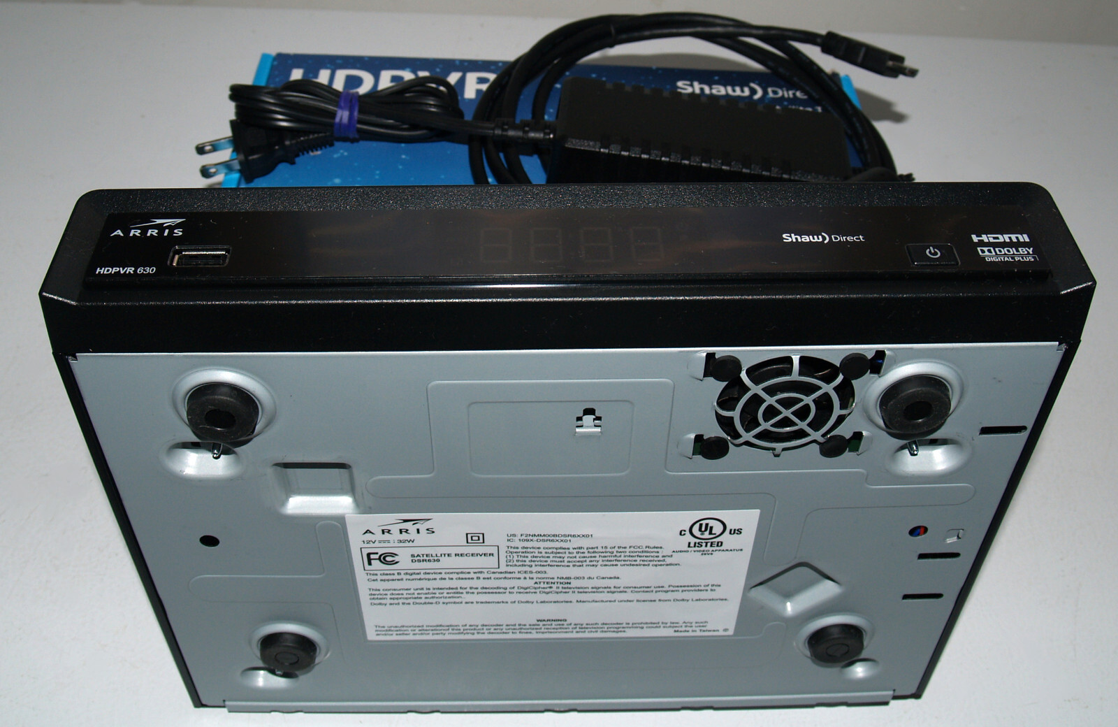 Shaw Direct Arris HDDSR600 SATELLITE RECEIVER Bundle