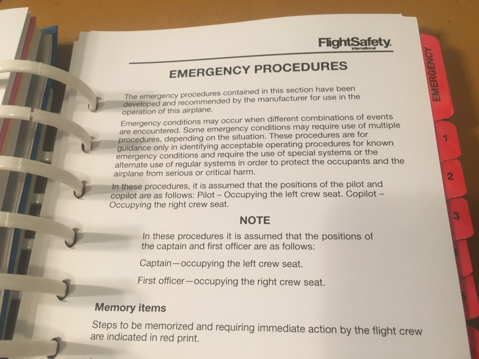 FlightSafety Hawker 800XP with Collins EFIS 86e Pilot Checklist