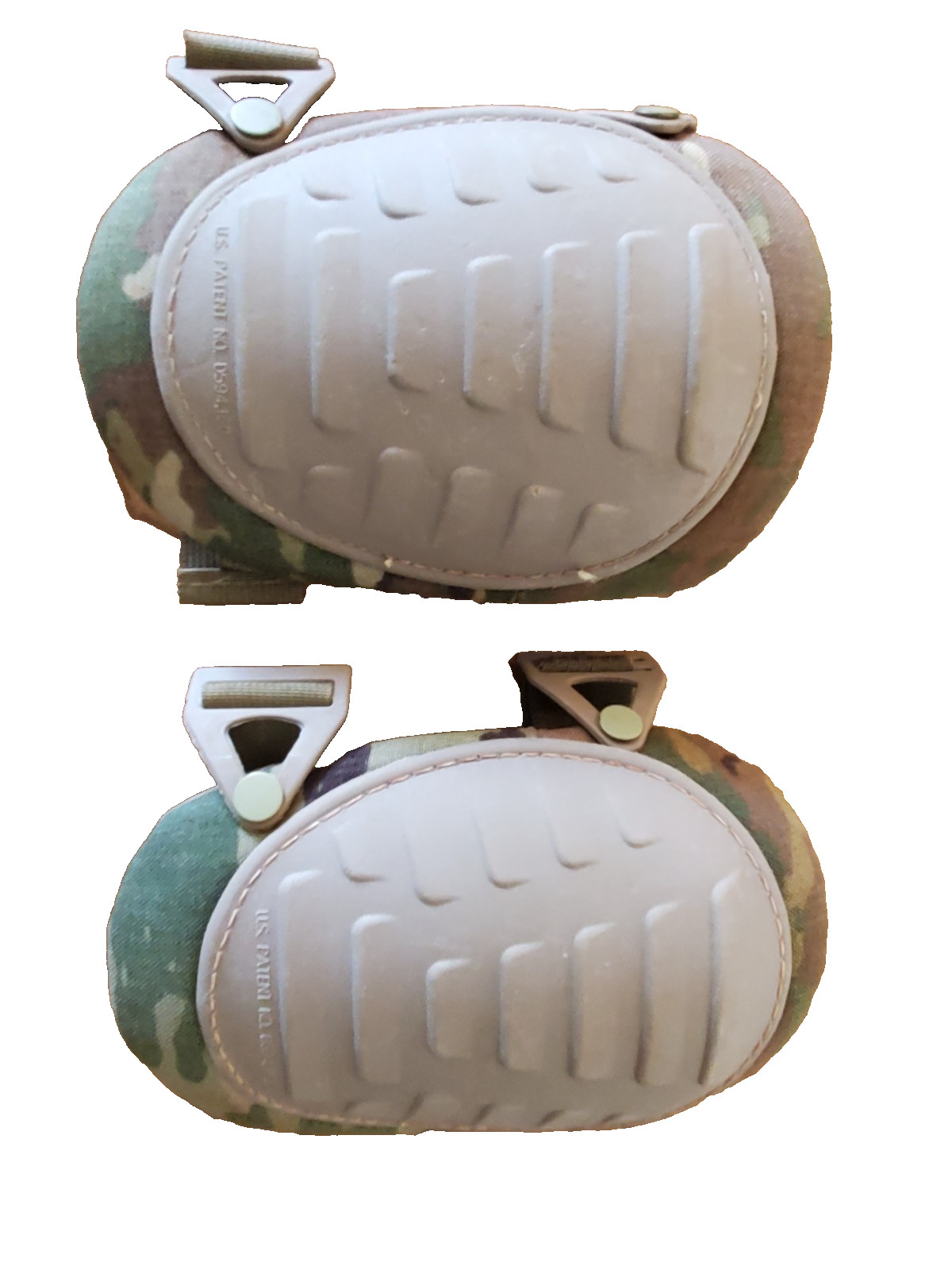US Army OCP Knee Pads Set Multicam Tactical Used - Fair