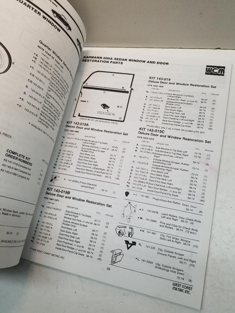 1989 West Coast Metric Catalog No. 8