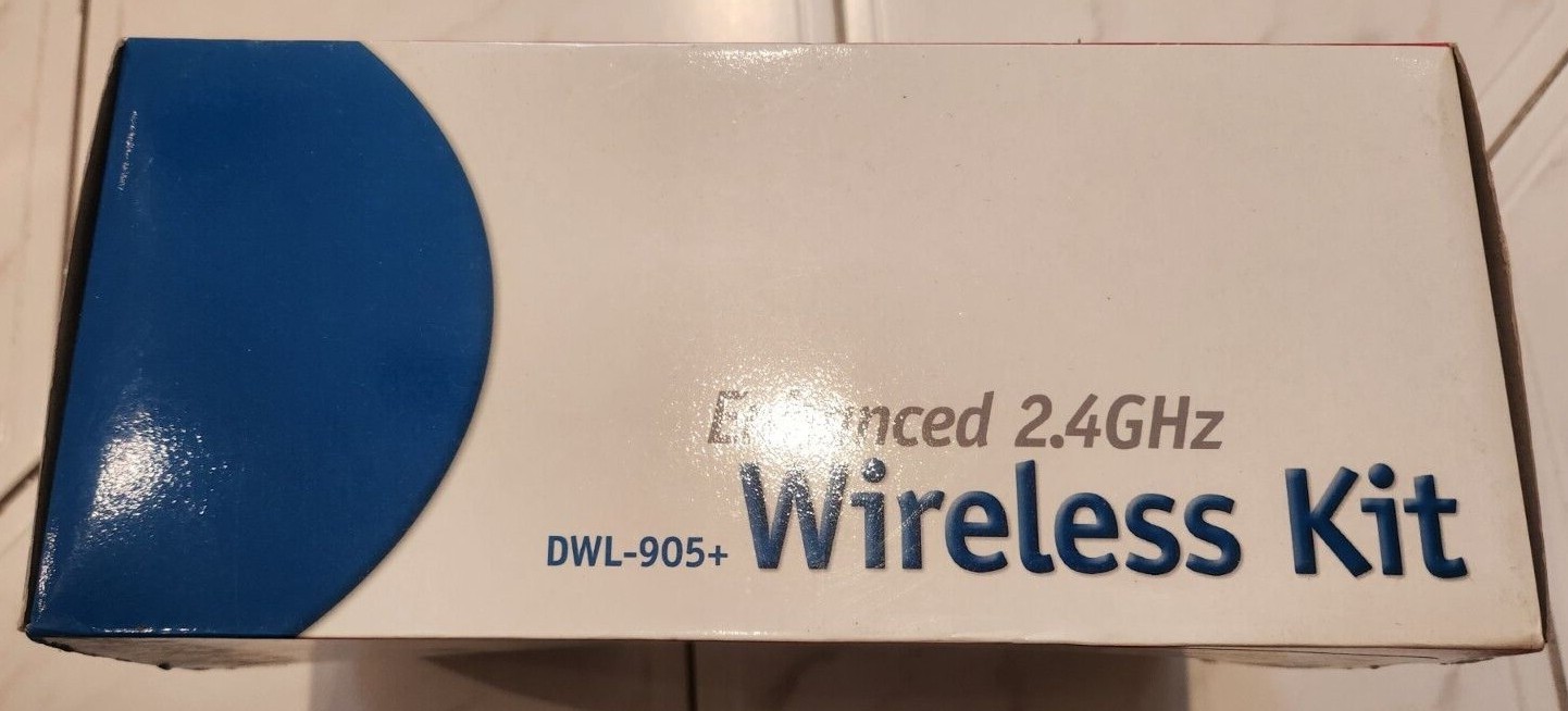 D-Link Enhanced 2.4GHz Wireless Kit AirPlus Wireless Network DWL-905+