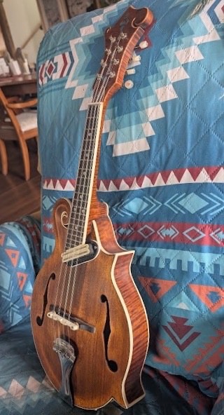 NEW F STYLE ACOUSTIC ELECTRIC MANDOLIN / U.S.LUTHIER MADE/ 2026 /FANCY MAPLE