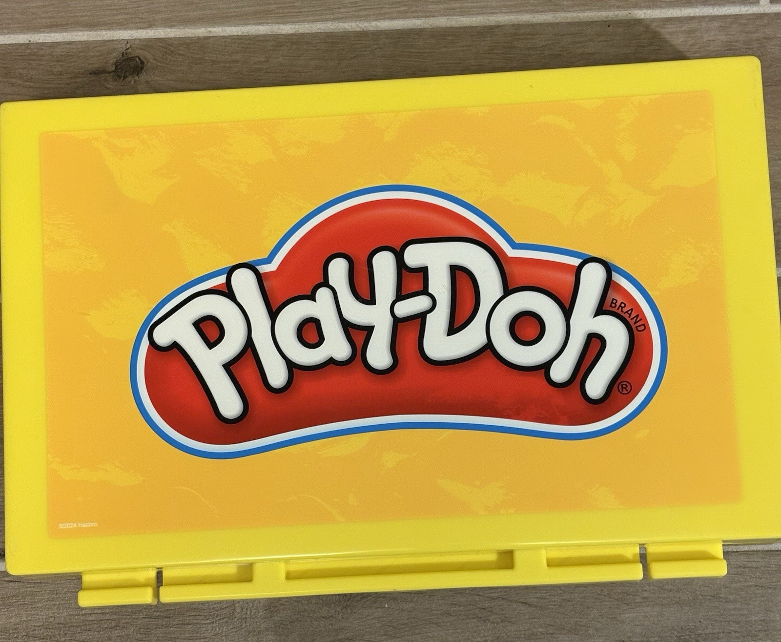Play Doh Activity Table Tray doubles as Storage and Portable; Foodie Fun EUC