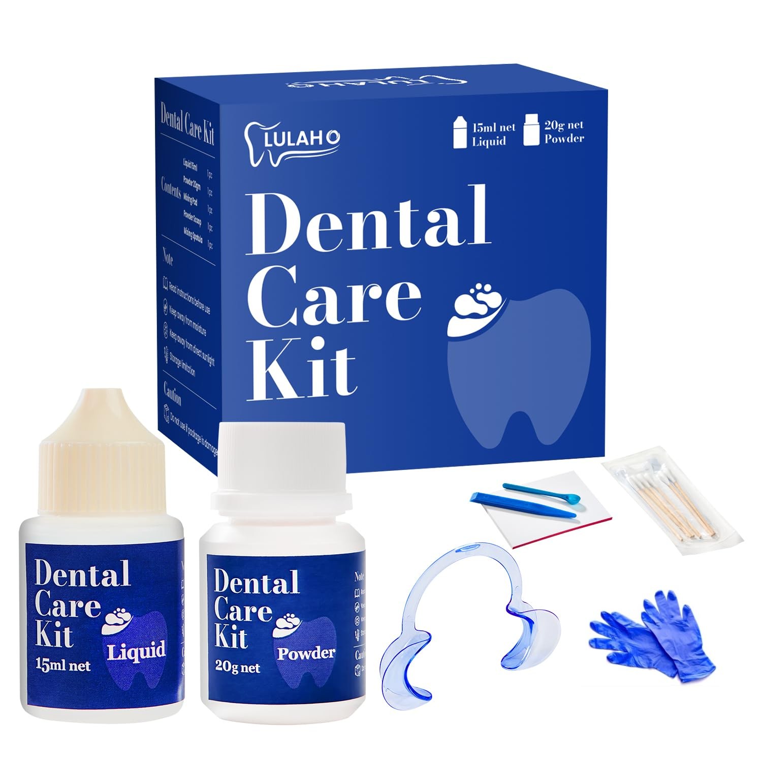 Tooth Repair Kit,Zinc Oxide Eugenol - Dental Cement,Cavity Filler for Teeth,f