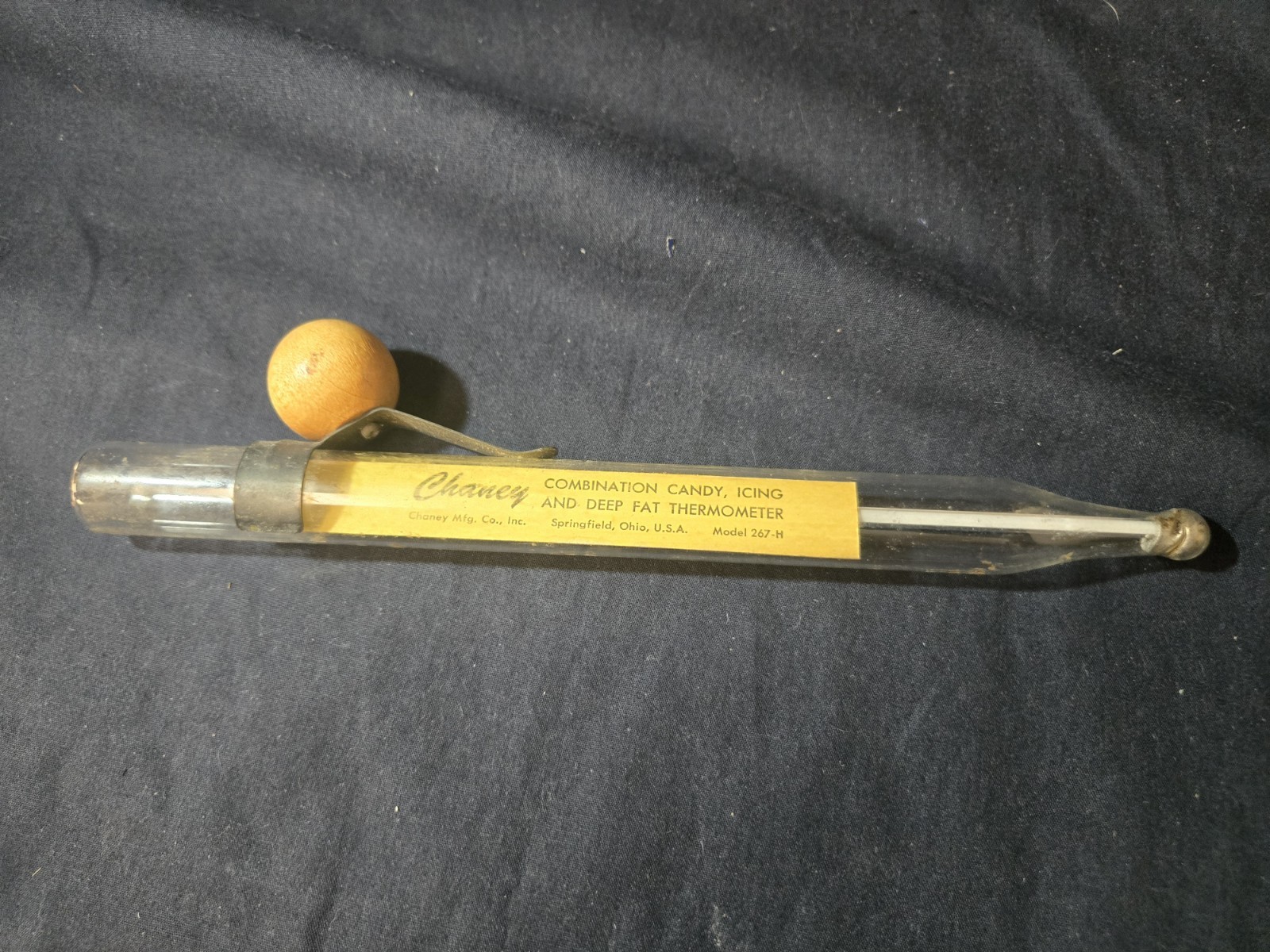 Chaney Combination Candy, Icing, and Deep Fat Thermometer Vintage