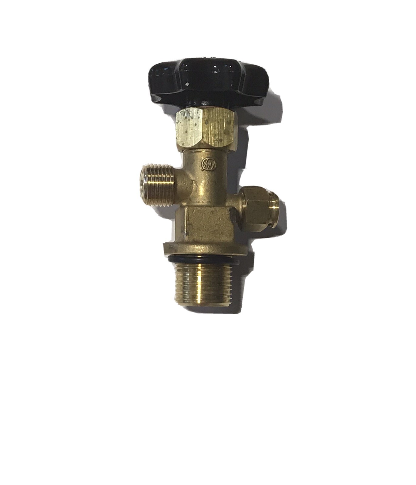 BEYIWOD Valve Fits 5/10LB CO2 Cylinder 1.125”-12 UNF Inlet Brass Body - CGA320