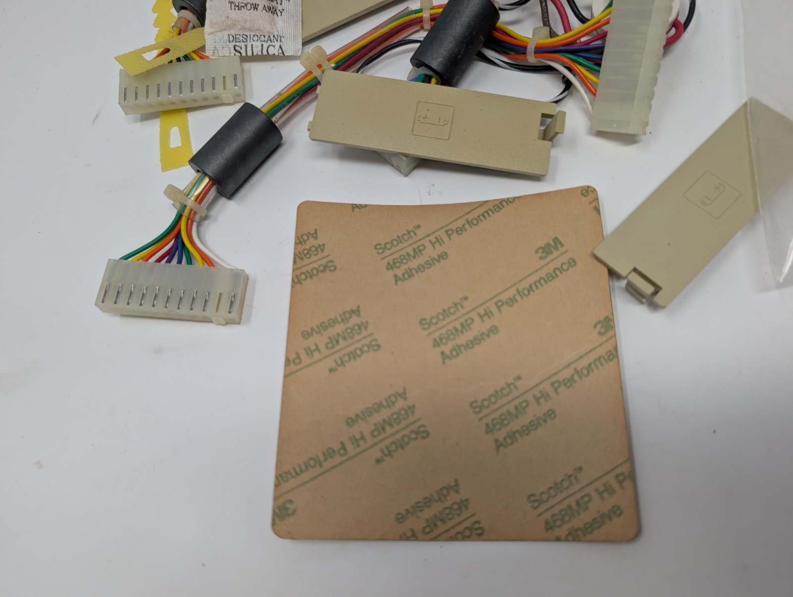 Assorted Mac Plus Parts (Cables, bezels, and whatnot)