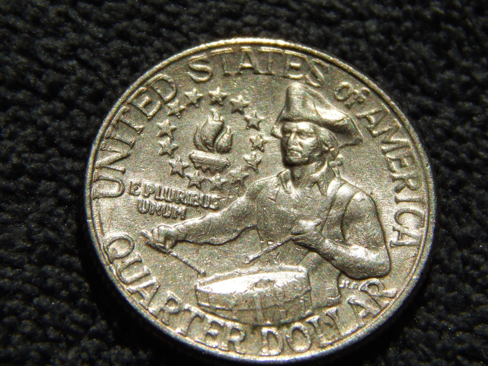 Bicentenial Quarter No Mint Mark Multiple Errors Reverse Side and Obverse side