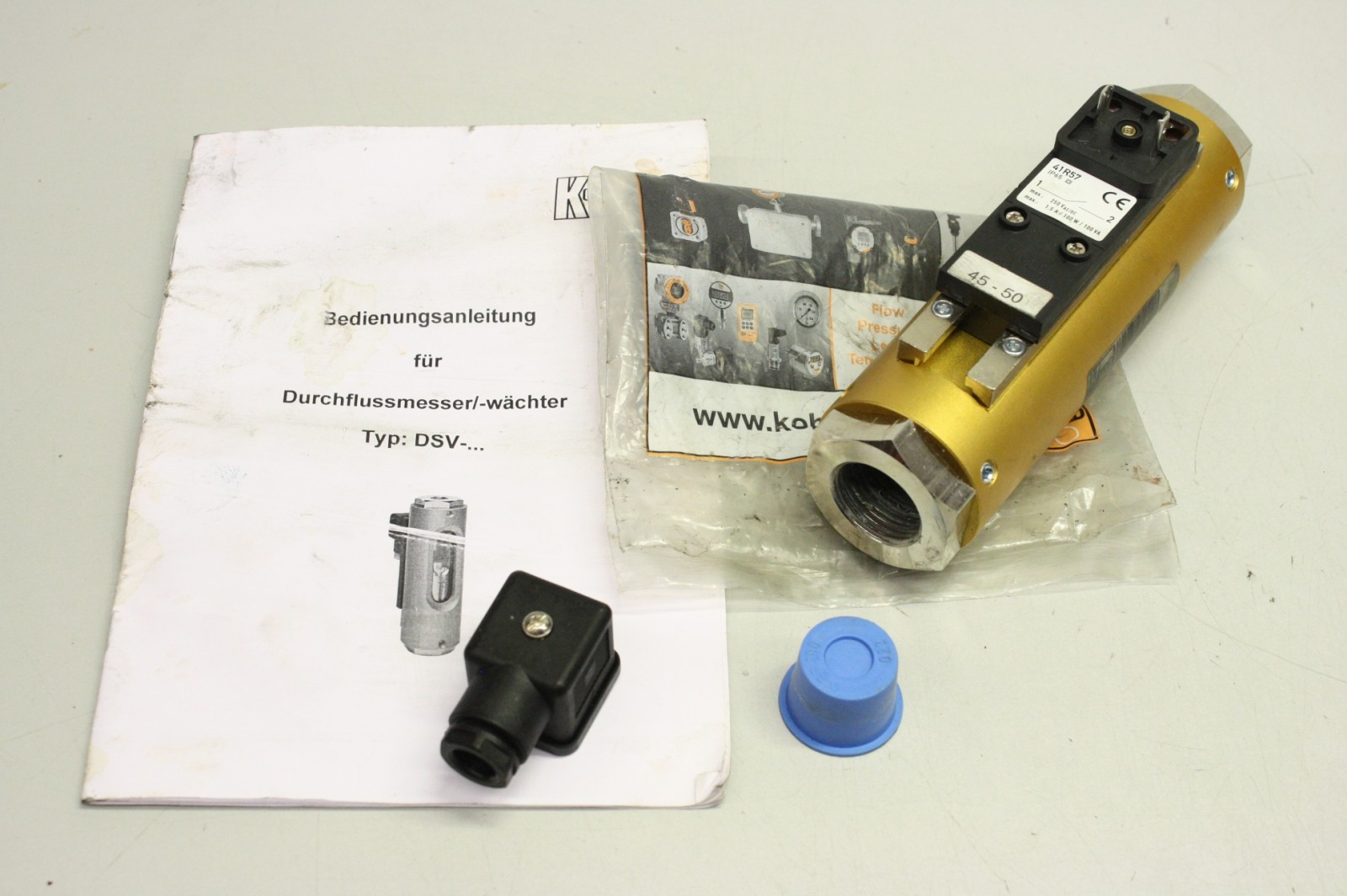 Kobold DSV-2107HR0R20 DSV 2107 9999999 Flow Meter 04092018 0565232