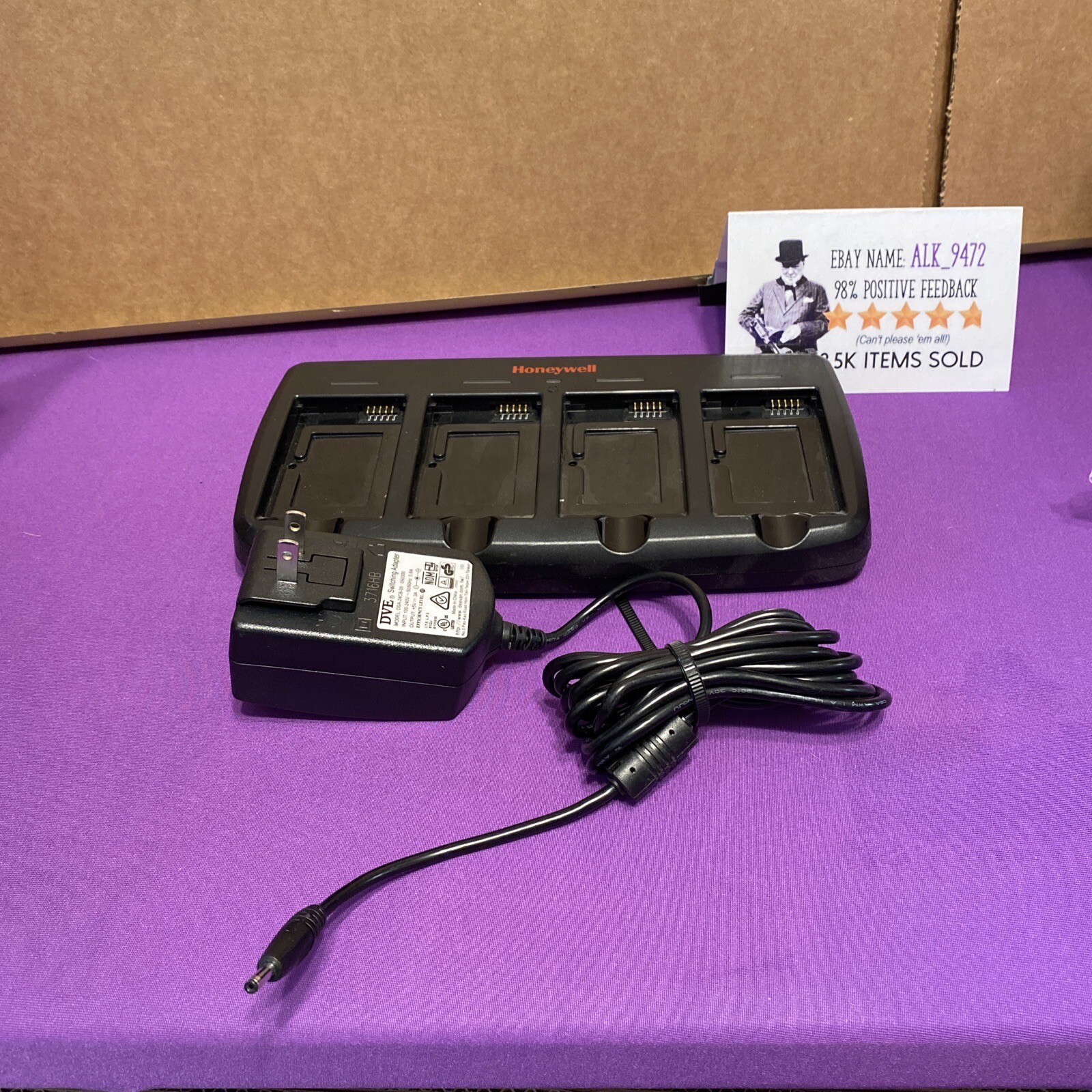 Honeywell COMMON-QC Quad Charger 4-Slot Battery Charger w/ Power Supply