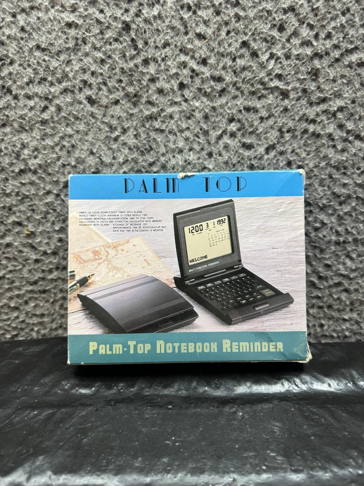 Vintage Palm-Top Multi-Function Notebook Reminder Electronic Organizer