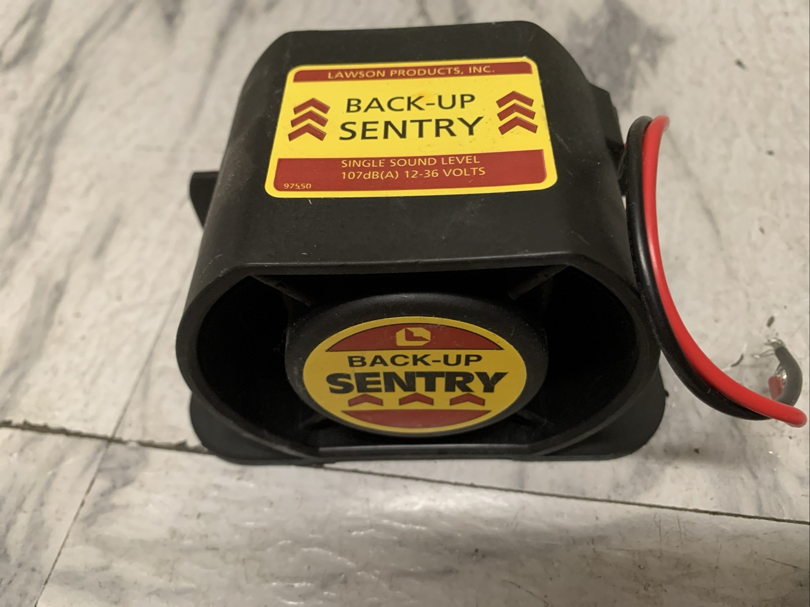 back up sentry single sound 107db Lawson Products