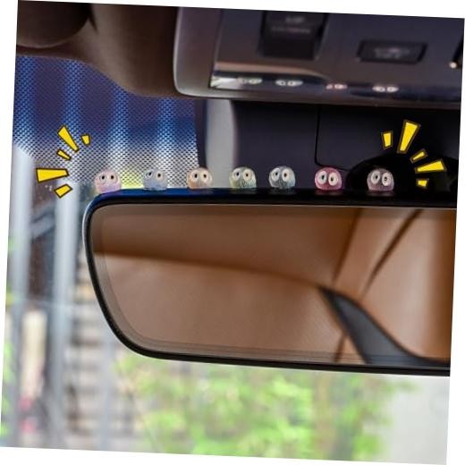 Mevodeata 51 Pcs Cute Soot Sprite Car Decor Rearview Mirror Colorful-51
