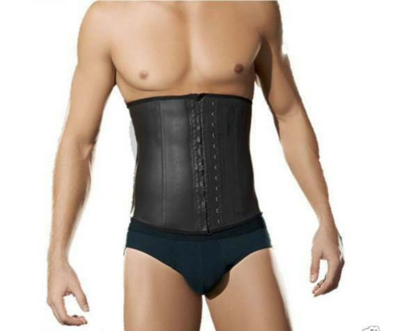 FAJAS COLOMBIANAS MASCULINA 1031 FITNESS LATEX WAIST TRAINER FOR MEN
