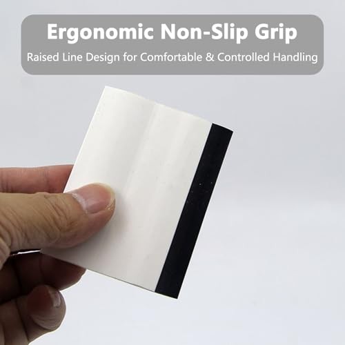 3 Pcs Small Squeegee 3 Inch Mini Rubber Block Squeegee for Car Windows