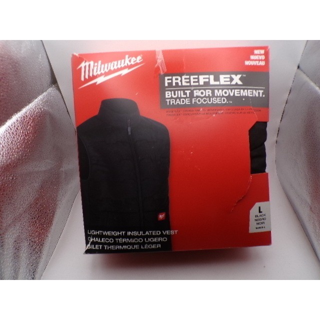 Milwaukee FreeFlex Lightweight Insulated Vest Black Mens Large 311B-L New
